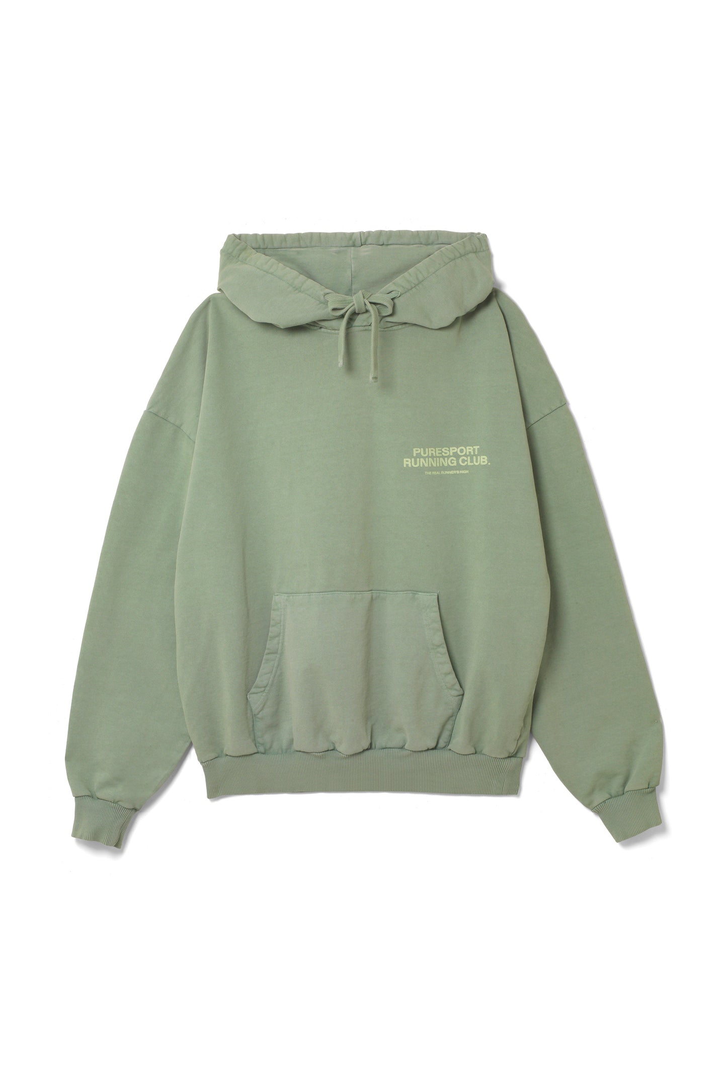 Overdyed Running Club Hoodie - Matcha