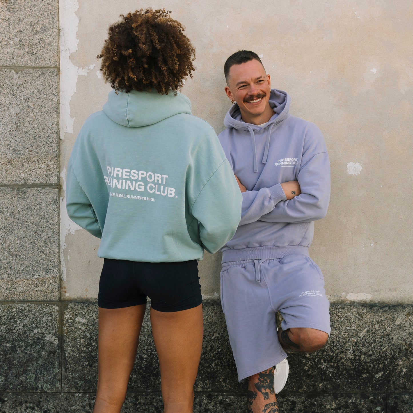 Running Club Hoodie - Overdyed Sea Moss