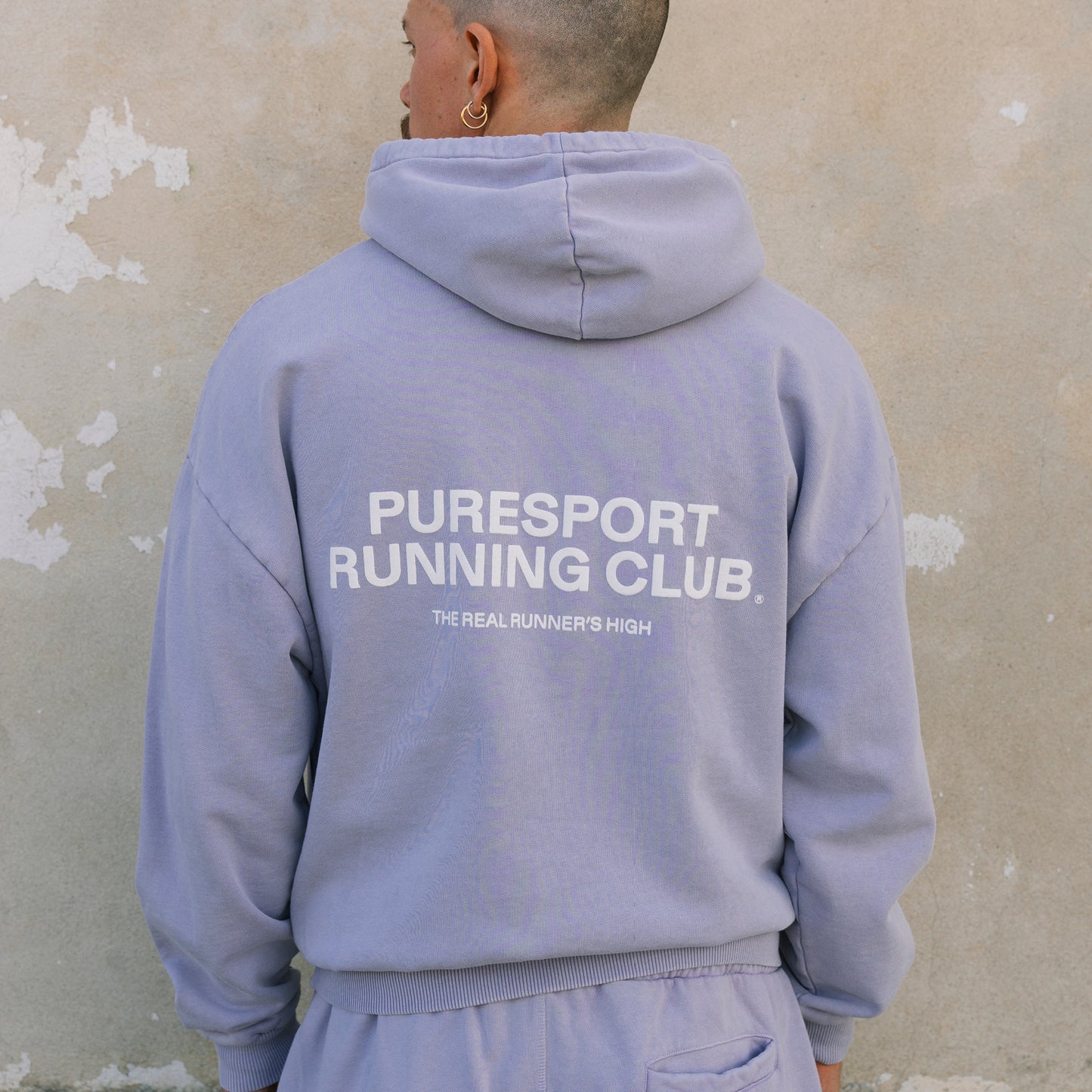 Running Club Hoodie - Overdyed Lilac