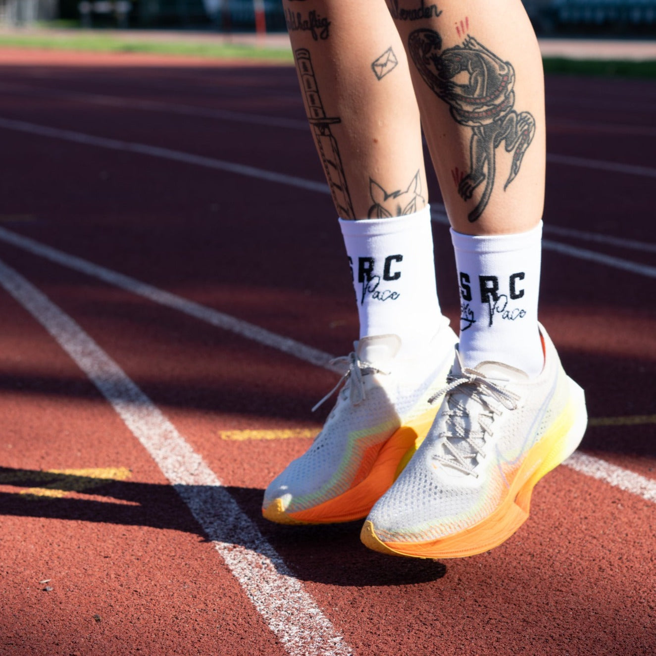 Performance Sexy Pace Socks - White