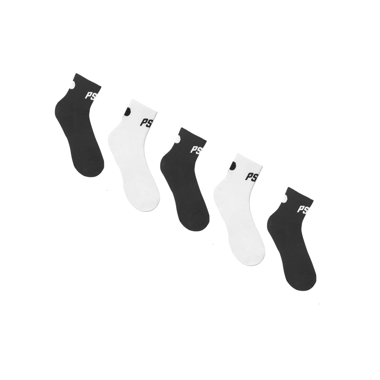 5 Pack - Performance Ankle Socks - Mono