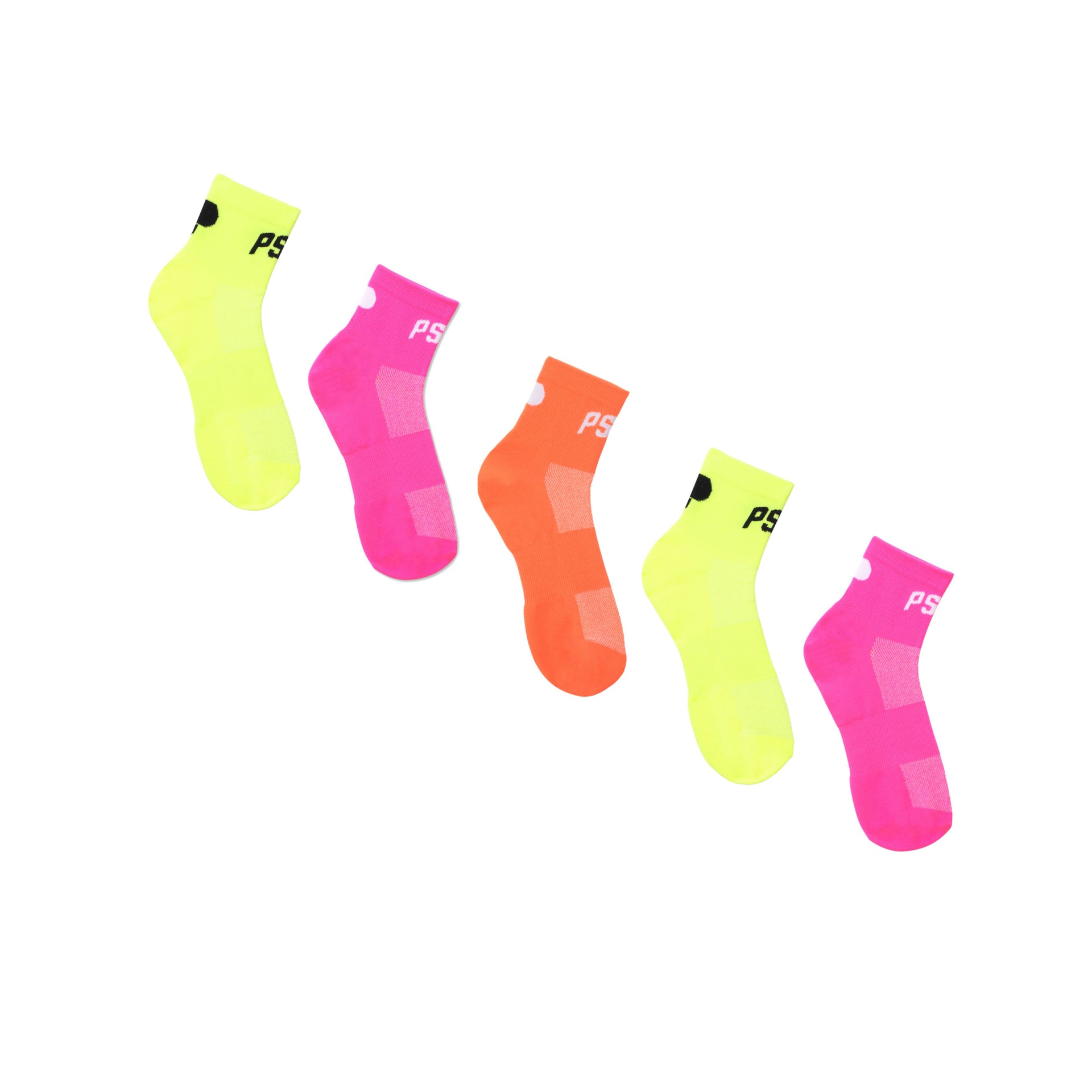 5 Pack - Performance Ankle Socks - Brights