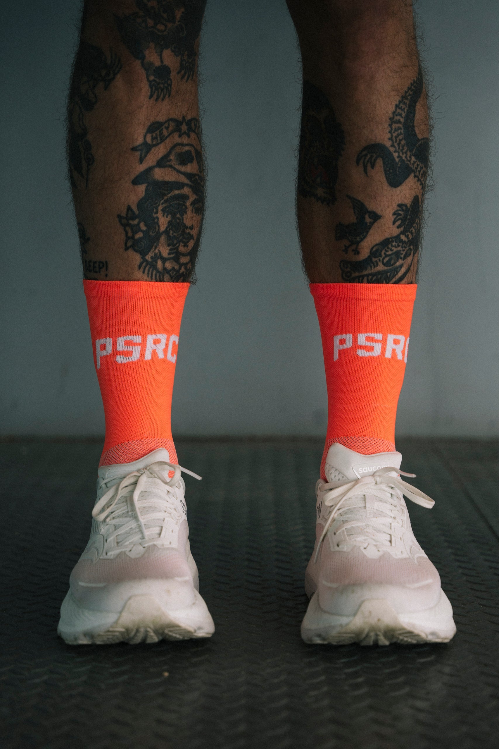 Running Socks Orange L/XL (Subscription)