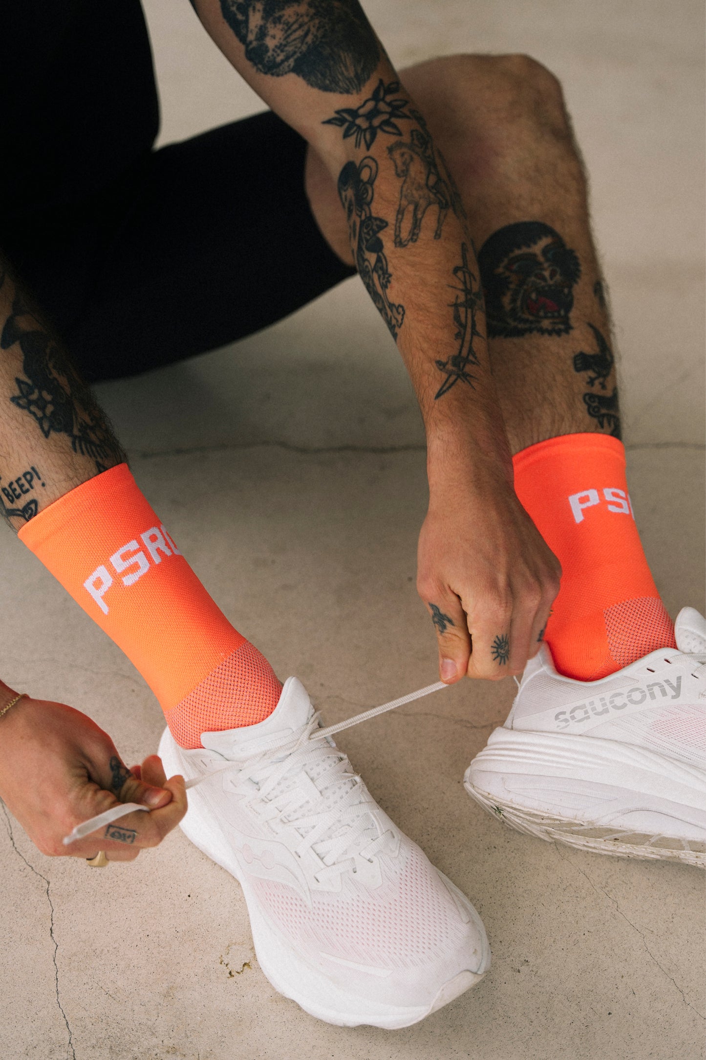 Performance Running Socks - Orange