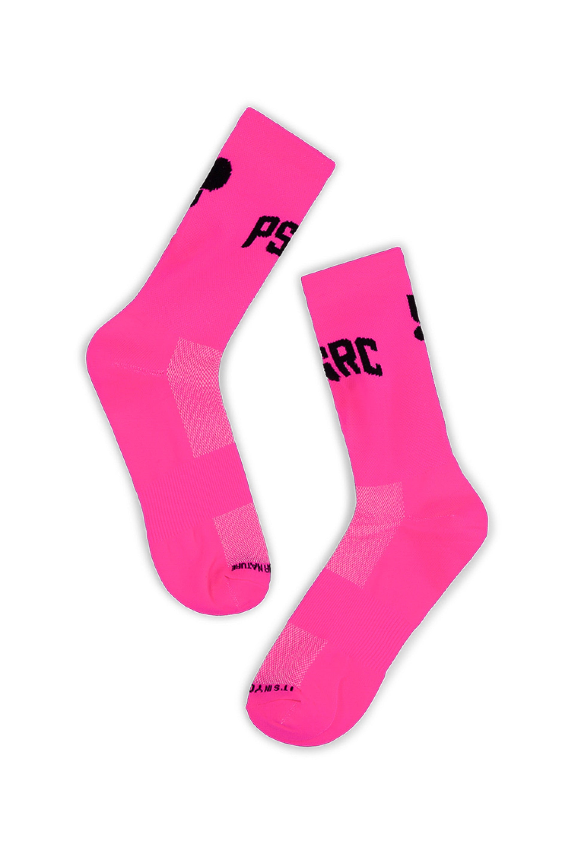 Running Socks Neon Pink L/XL (Subscription)